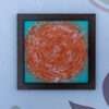 Unmatched Elegance – A Stunning Handcrafted Texture Painting | 2 Colour Tone (Blue & Orange)