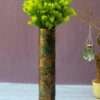 Bold & Unique Handmade Flower Pot for Modern Homes | 2 Colour Tone (Green & Copper)