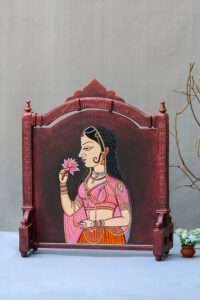 handmade rajasthani wooden painting