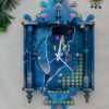 3D Look Traditional Wall Clock with Mixed Media Embedded Design