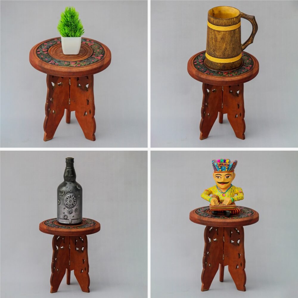 Wooden Foldable Table View 4